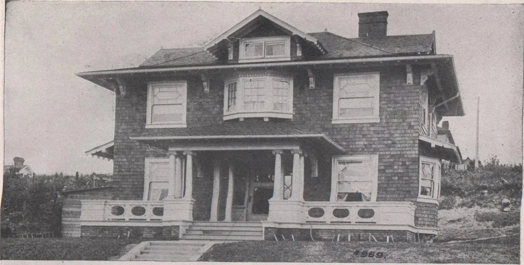 An illustration from Attractive homes, 1912, leaf 98