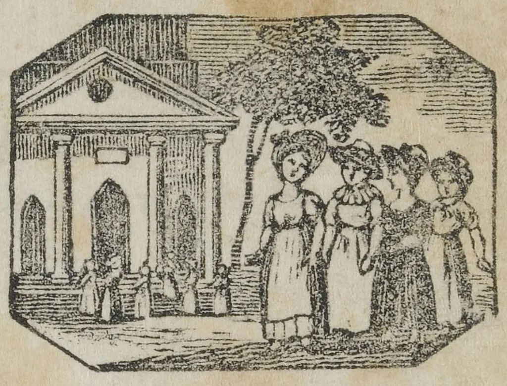 An illustration from The Village green; or, Sports of youth, 1840, leaf 4