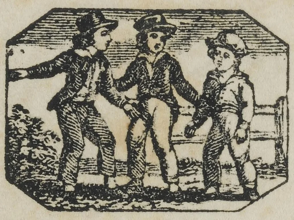 An illustration from The Village green; or, Sports of youth, 1840, leaf 9