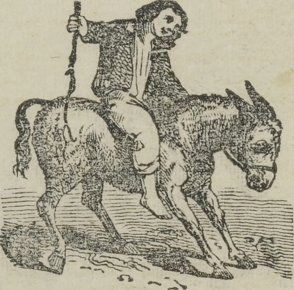 An illustration from Life on the farm; in amusing rhyme, 1856, leaf 7