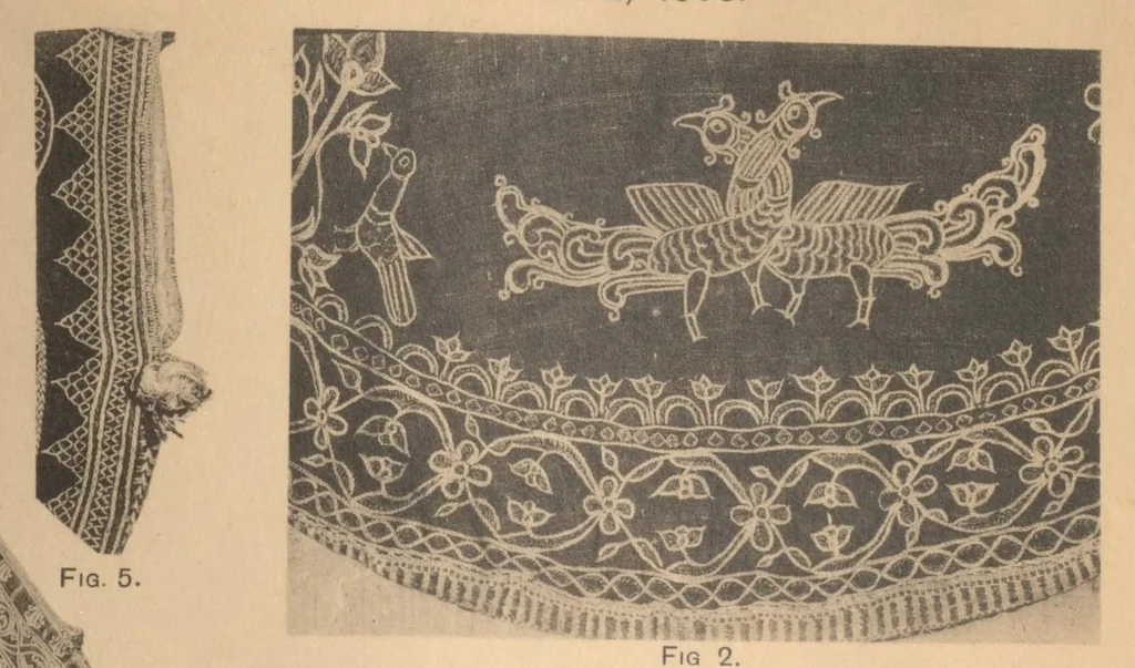 An illustration from Old Sinhalese embroidery, 1906, leaf 5