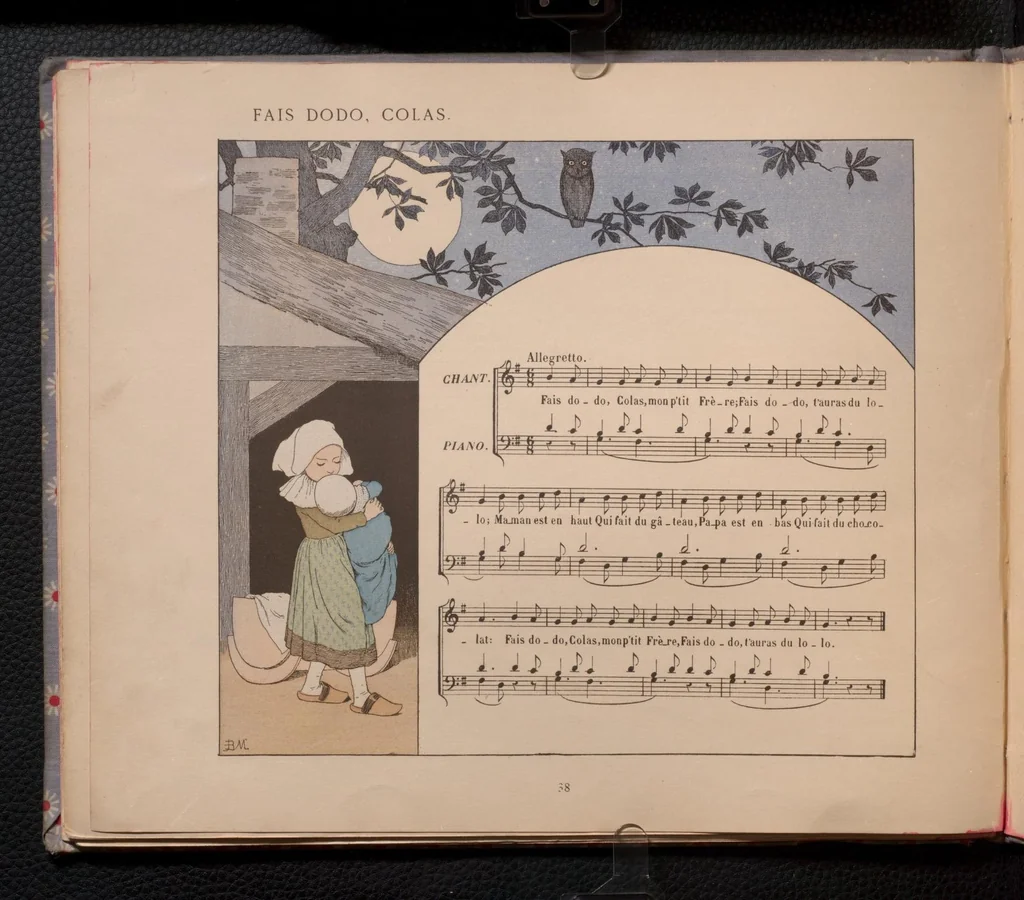 An illustration from Vieilles chansons pour les petits enfants, 1883, leaf 41