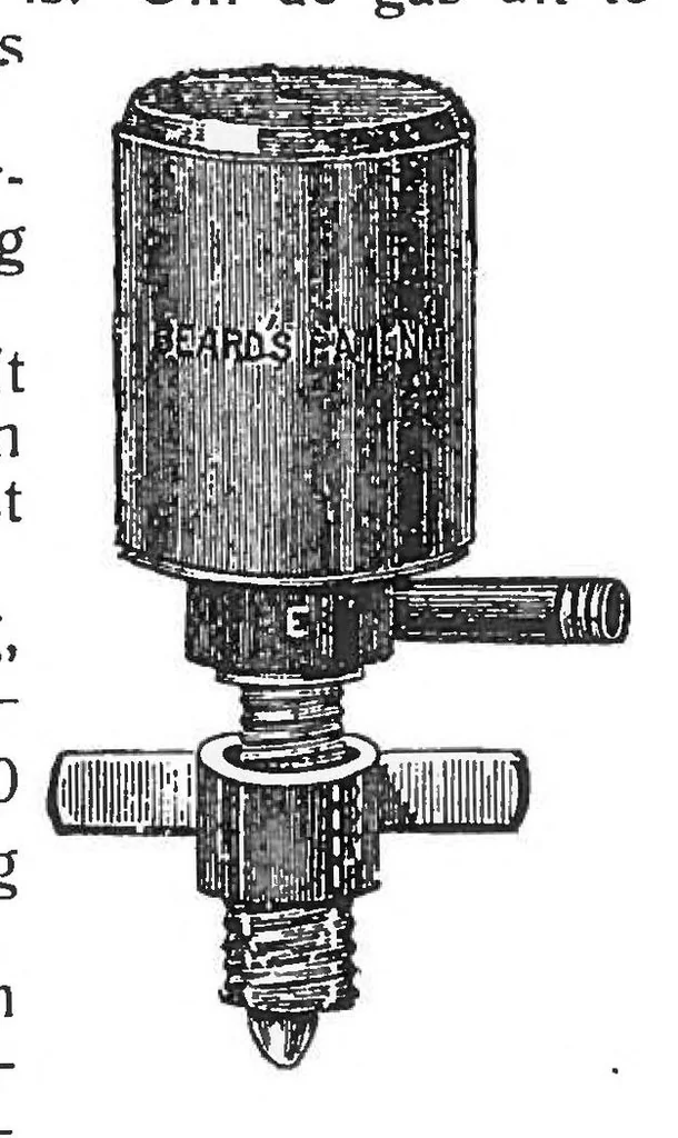 An illustration from Prijscourant No. 1: Prijscourant van Tooverlantaarns, Sciopticons, Dissolving-Views, Kalklicht-toestellen, Platen voor de Tooverlantaarns, enz. Model Stoom- en Electrische Machines, Electrische Schellen, Telephoons, enz., 1909, leaf 21
