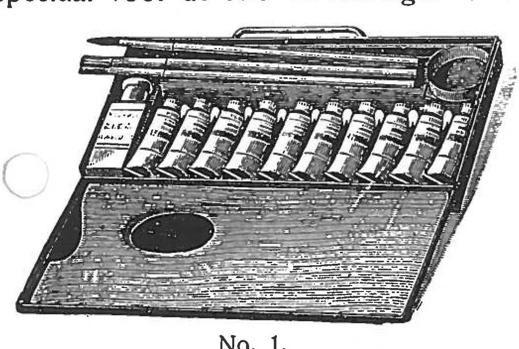 An illustration from Prijscourant No. 1: Prijscourant van Tooverlantaarns, Sciopticons, Dissolving-Views, Kalklicht-toestellen, Platen voor de Tooverlantaarns, enz. Model Stoom- en Electrische Machines, Electrische Schellen, Telephoons, enz., 1909, leaf 24