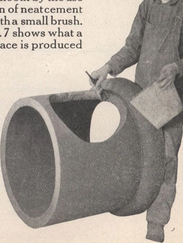 An illustration from Miracle concrete: the great modern industry, 1909, leaf 101