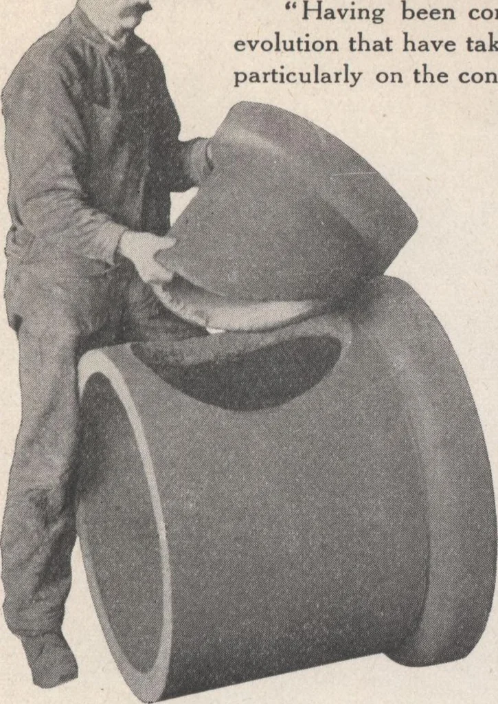 An illustration from Miracle concrete: the great modern industry, 1909, leaf 102