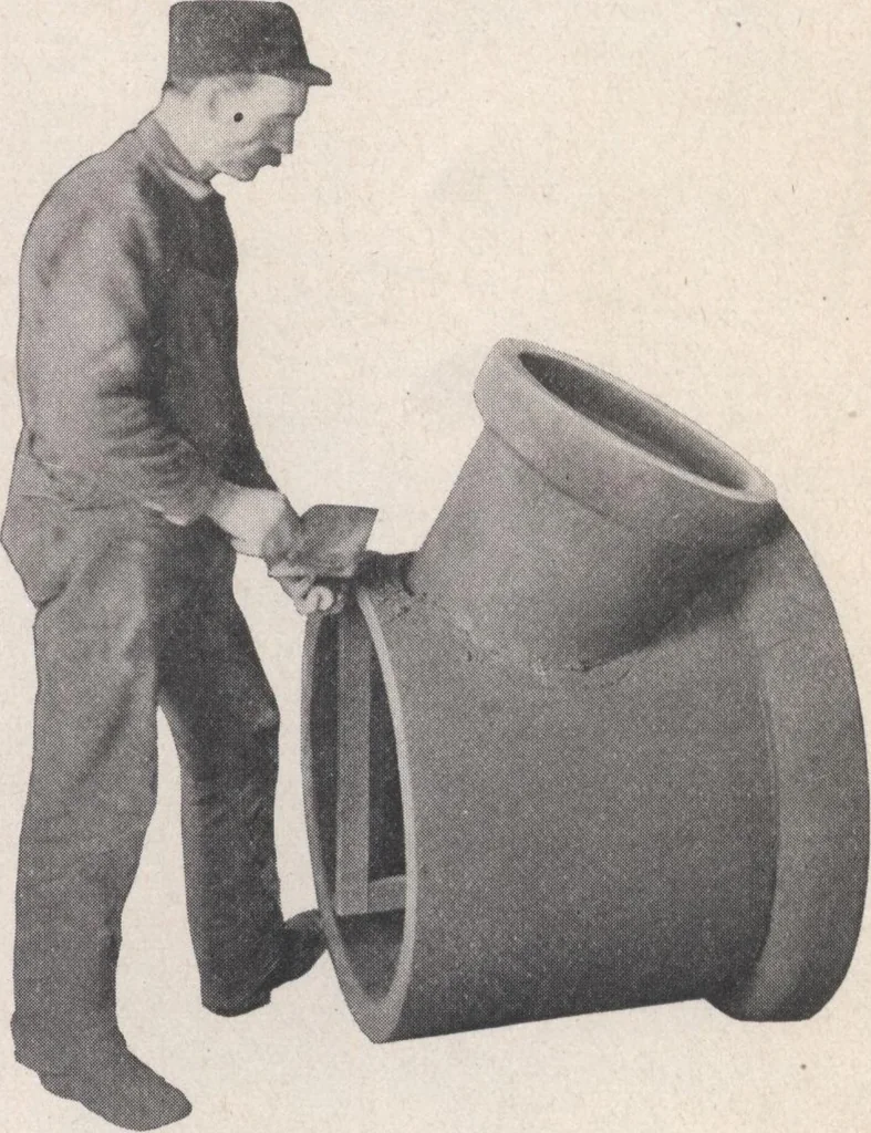 An illustration from Miracle concrete: the great modern industry, 1909, leaf 102