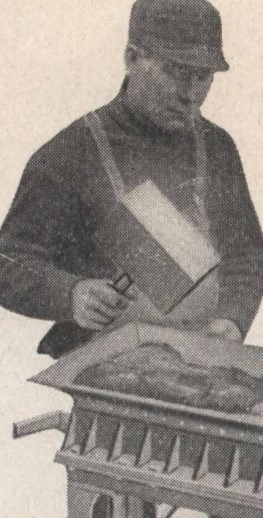 An illustration from Miracle concrete: the great modern industry, 1909, leaf 111
