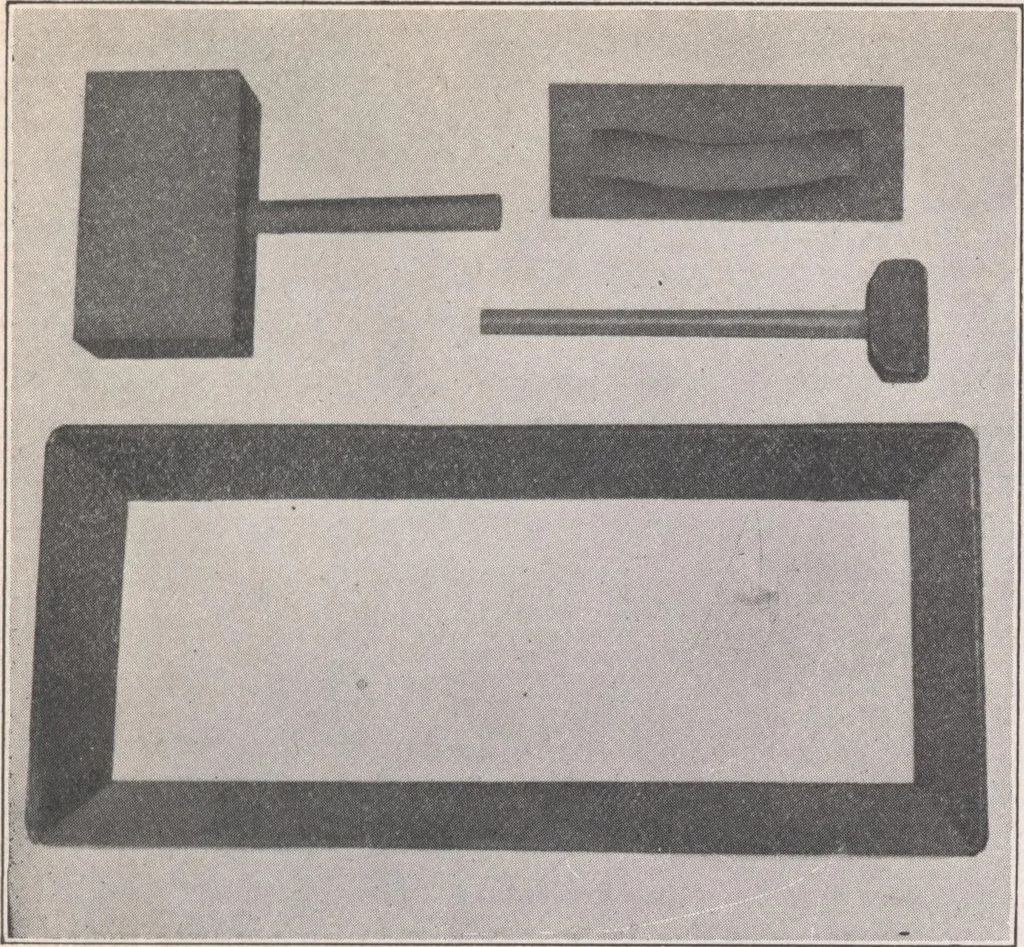 An illustration from Miracle concrete: the great modern industry, 1909, leaf 114