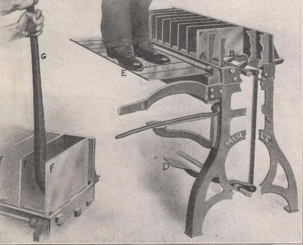 An illustration from Miracle concrete: the great modern industry, 1909, leaf 114