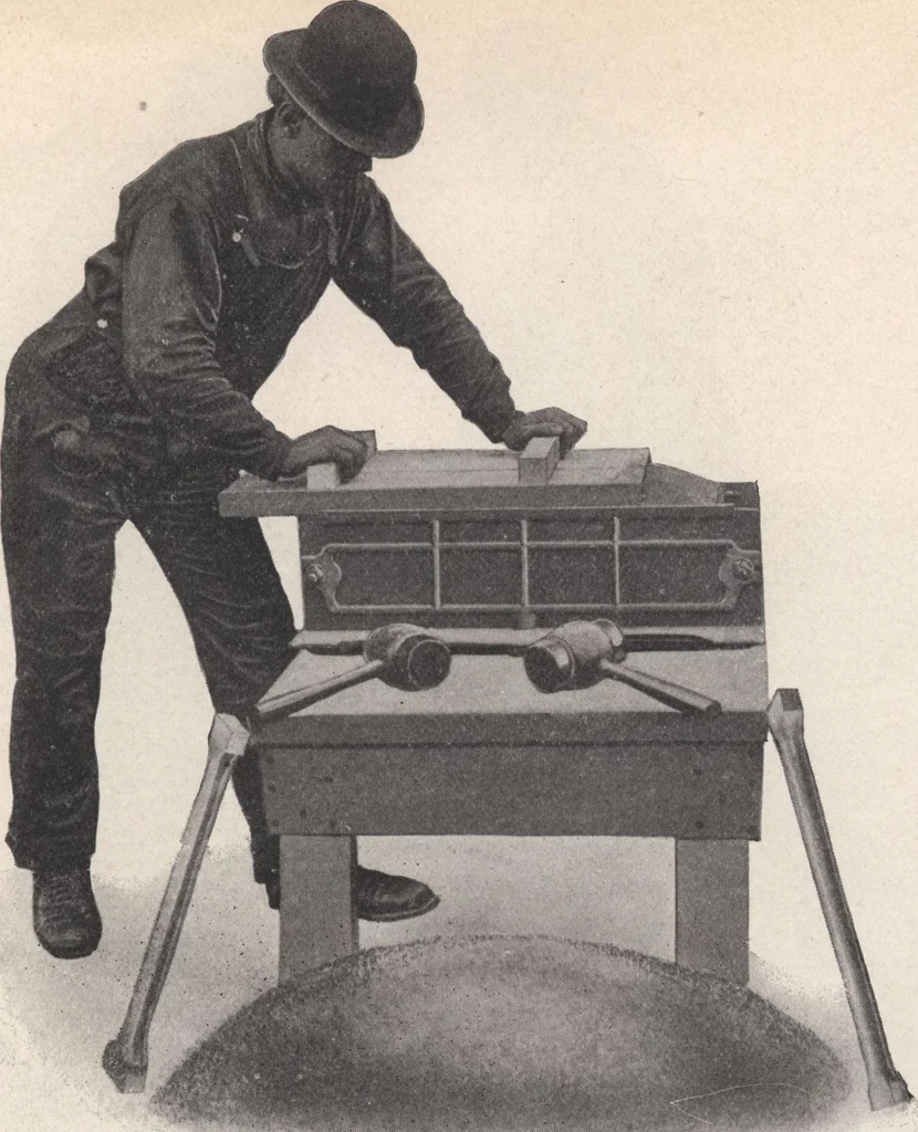 An illustration from Miracle concrete: the great modern industry, 1909, leaf 12