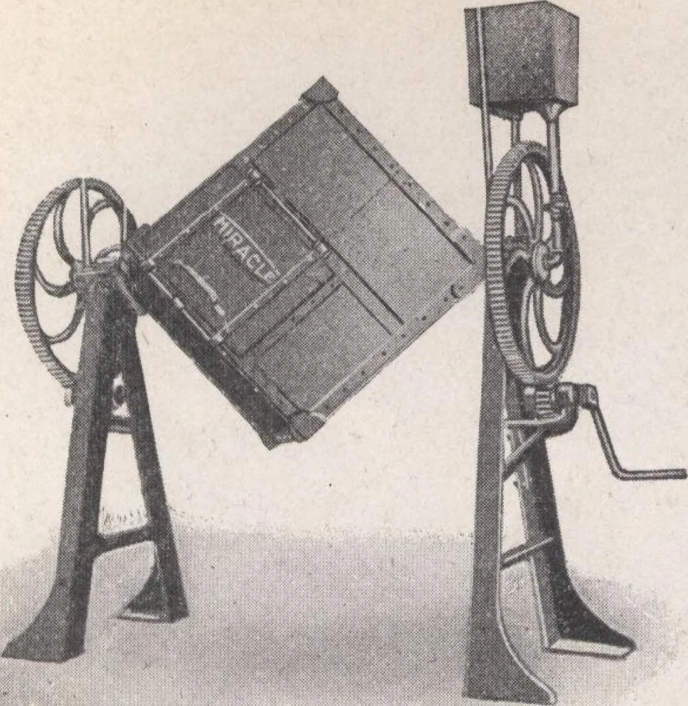 An illustration from Miracle concrete: the great modern industry, 1909, leaf 121