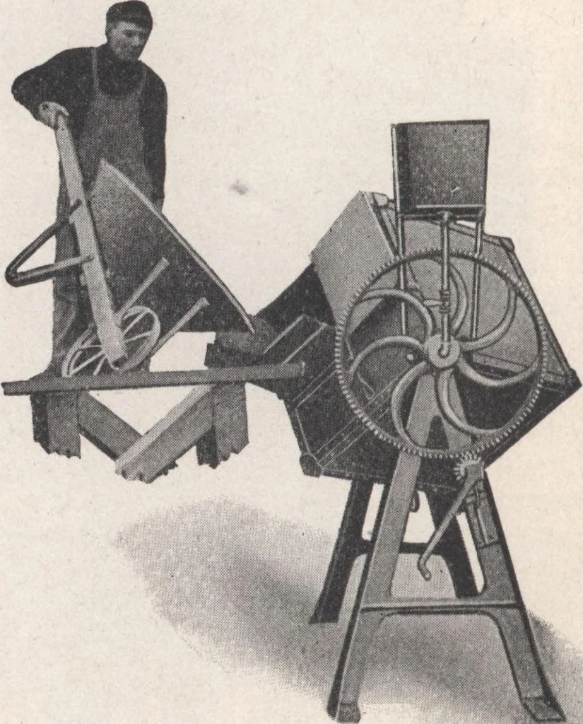 An illustration from Miracle concrete: the great modern industry, 1909, leaf 121