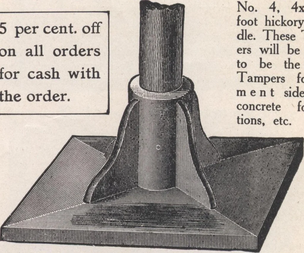An illustration from Miracle concrete: the great modern industry, 1909, leaf 134