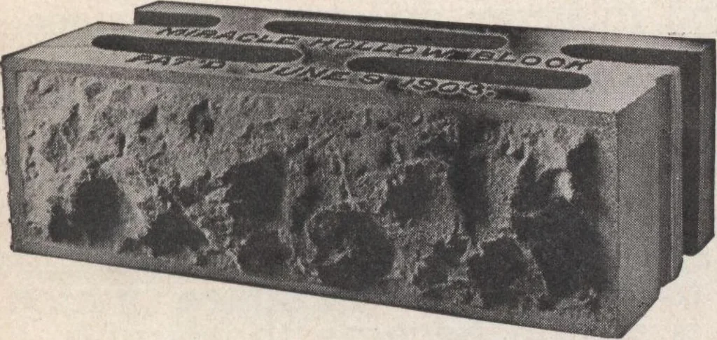An illustration from Miracle concrete: the great modern industry, 1909, leaf 16