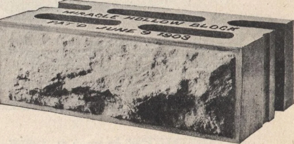 An illustration from Miracle concrete: the great modern industry, 1909, leaf 17