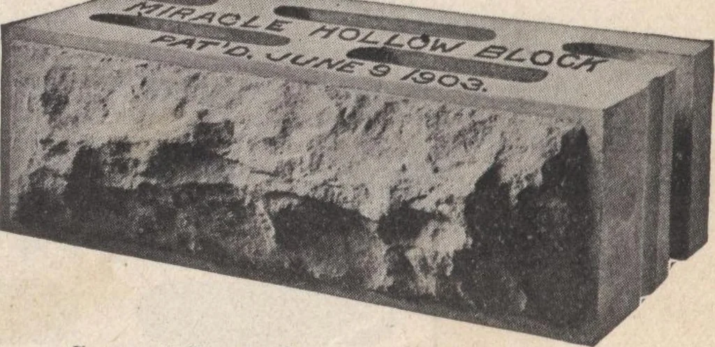 An illustration from Miracle concrete: the great modern industry, 1909, leaf 17