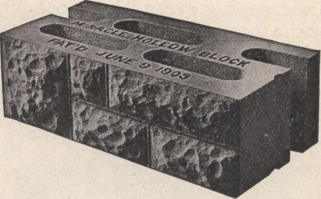 An illustration from Miracle concrete: the great modern industry, 1909, leaf 18