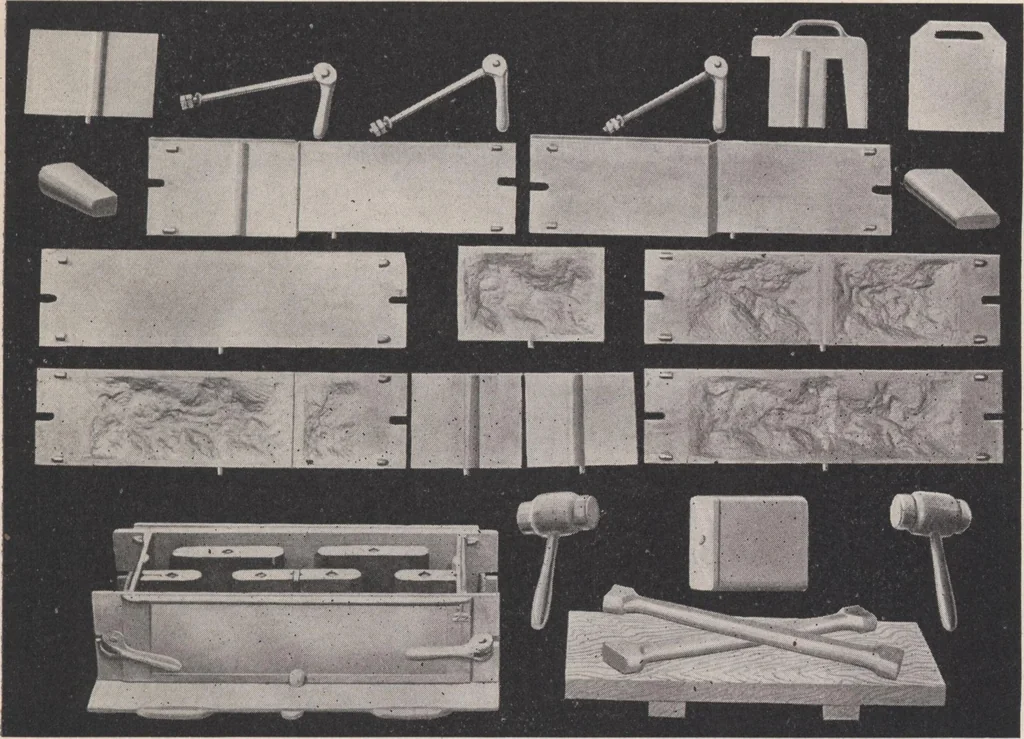 An illustration from Miracle concrete: the great modern industry, 1909, leaf 32