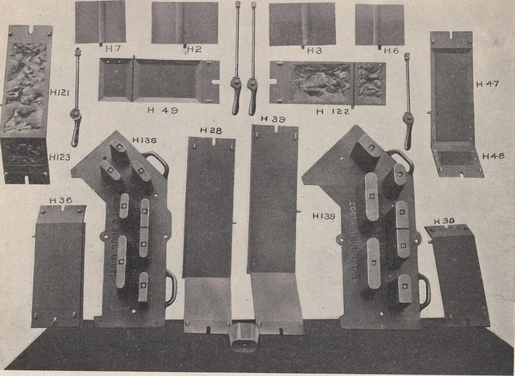 An illustration from Miracle concrete: the great modern industry, 1909, leaf 33