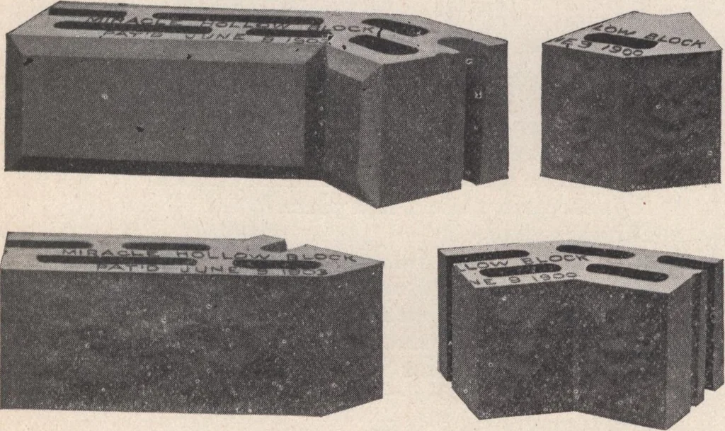 An illustration from Miracle concrete: the great modern industry, 1909, leaf 33