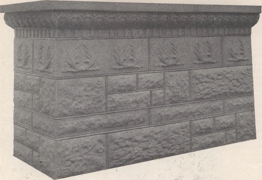 An illustration from Miracle concrete: the great modern industry, 1909, leaf 43