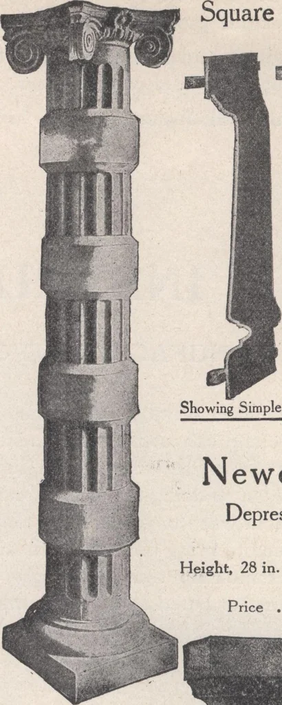 An illustration from Miracle concrete: the great modern industry, 1909, leaf 47