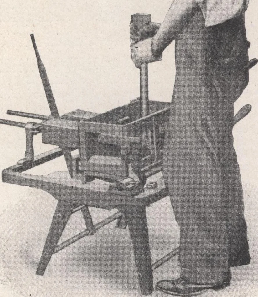 An illustration from Miracle concrete: the great modern industry, 1909, leaf 85
