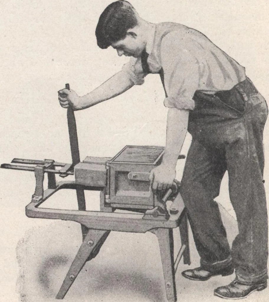 An illustration from Miracle concrete: the great modern industry, 1909, leaf 85
