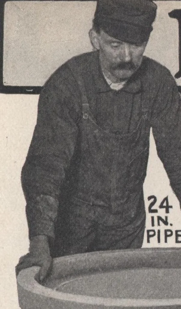 An illustration from Miracle concrete: the great modern industry, 1909, leaf 88