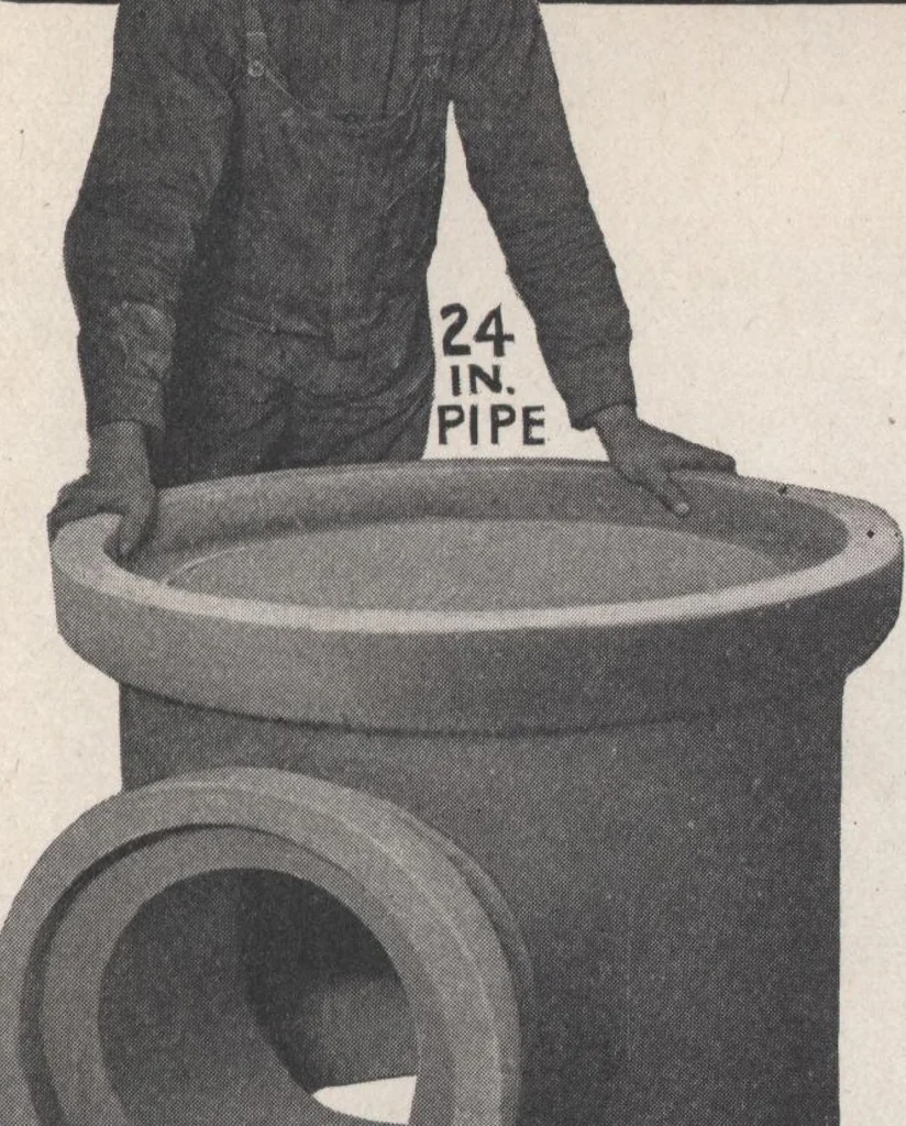 An illustration from Miracle concrete: the great modern industry, 1909, leaf 88
