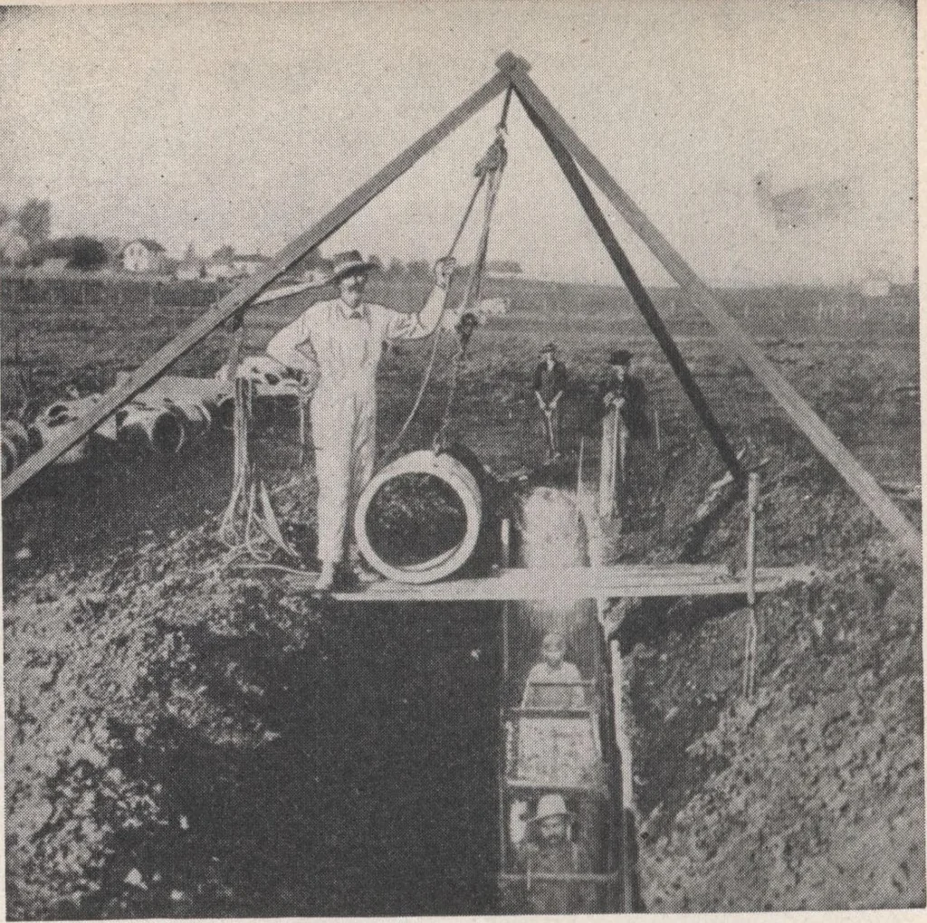 An illustration from Miracle concrete: the great modern industry, 1909, leaf 89