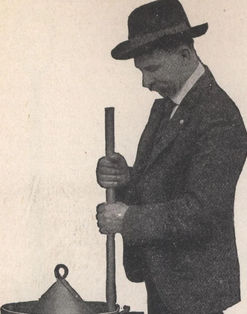 An illustration from Miracle concrete: the great modern industry, 1909, leaf 91