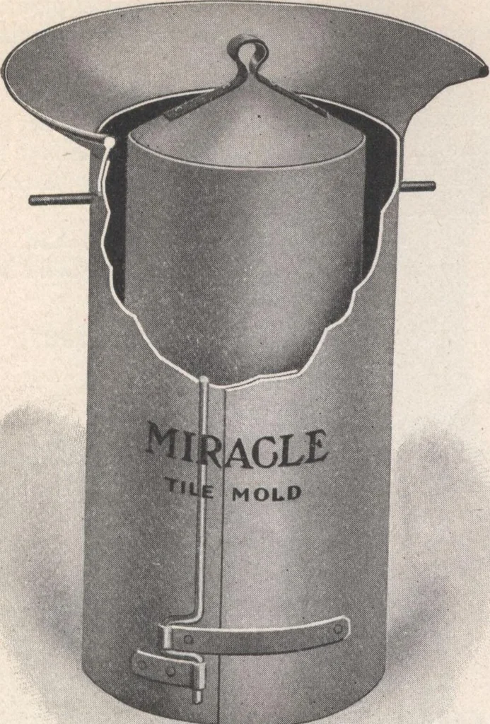 An illustration from Miracle concrete: the great modern industry, 1909, leaf 93