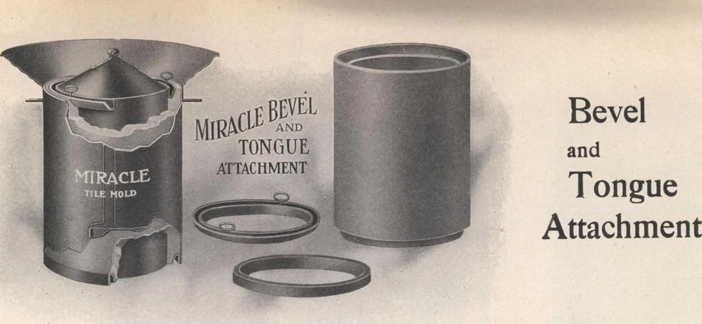 An illustration from Miracle concrete: the great modern industry, 1909, leaf 99