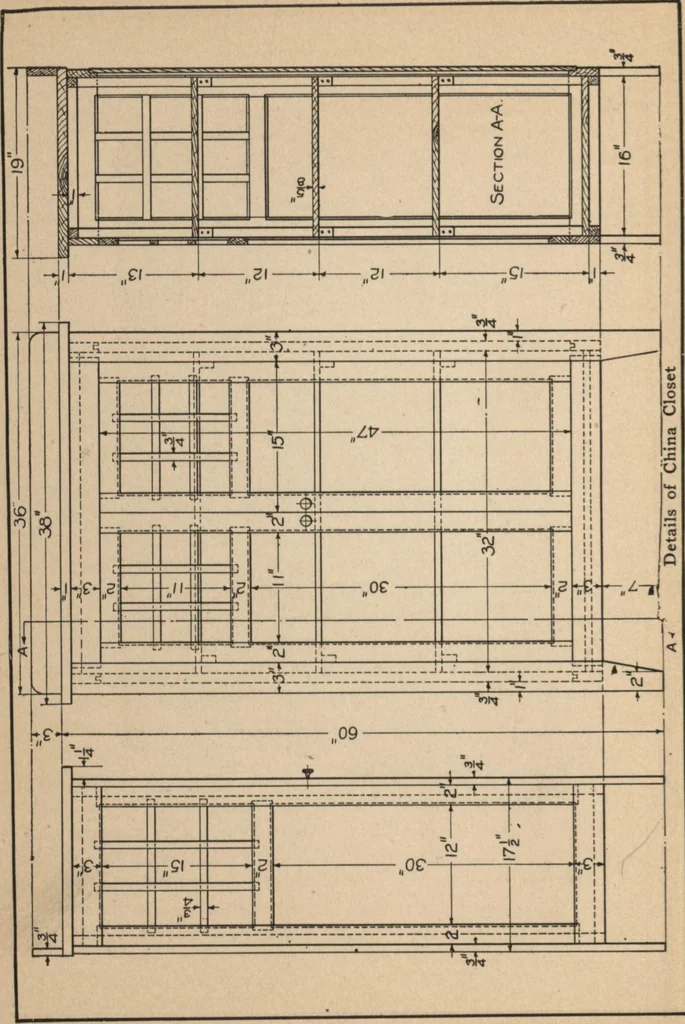 An illustration from Mission furniture: how to make it part two, 1910, leaf 101