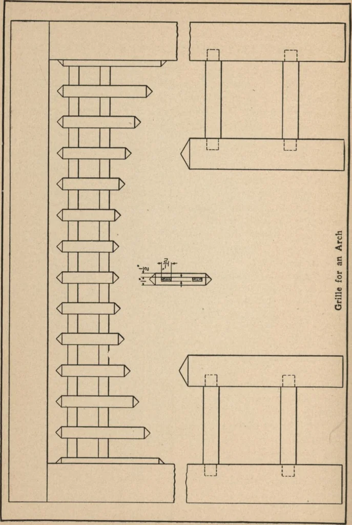An illustration from Mission furniture: how to make it part two, 1910, leaf 111