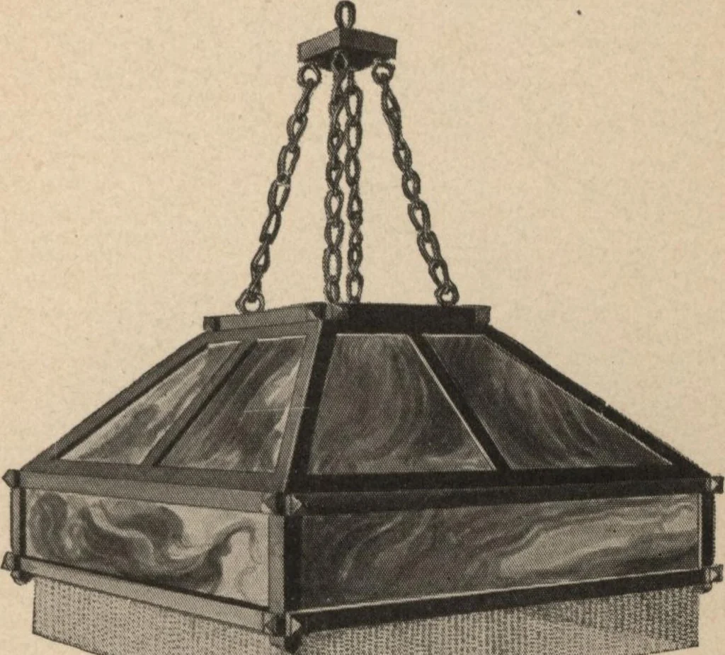 An illustration from Mission furniture: how to make it part two, 1910, leaf 44