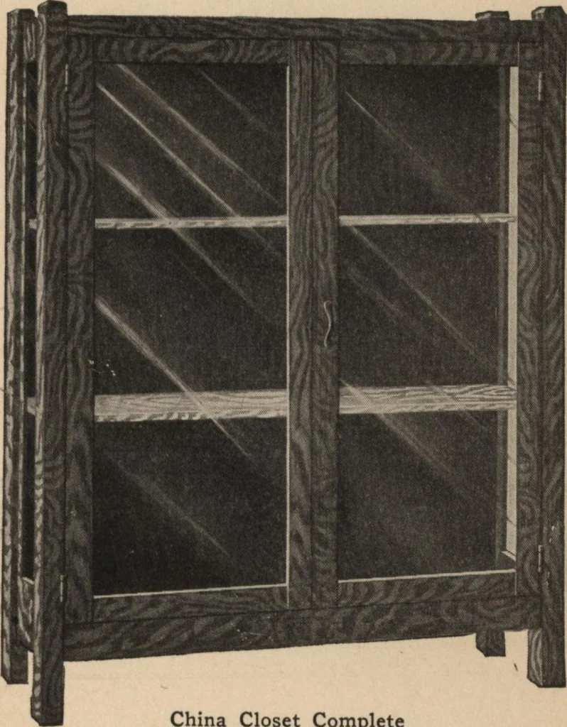 An illustration from Mission furniture: how to make it part two, 1910, leaf 54