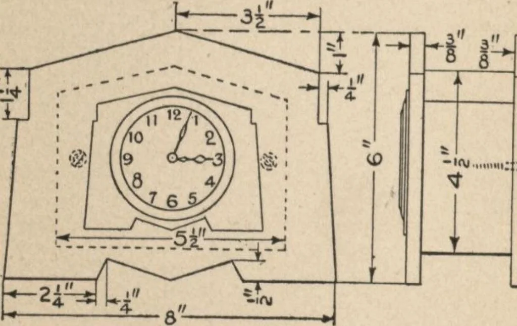 An illustration from Mission furniture: how to make it part two, 1910, leaf 59