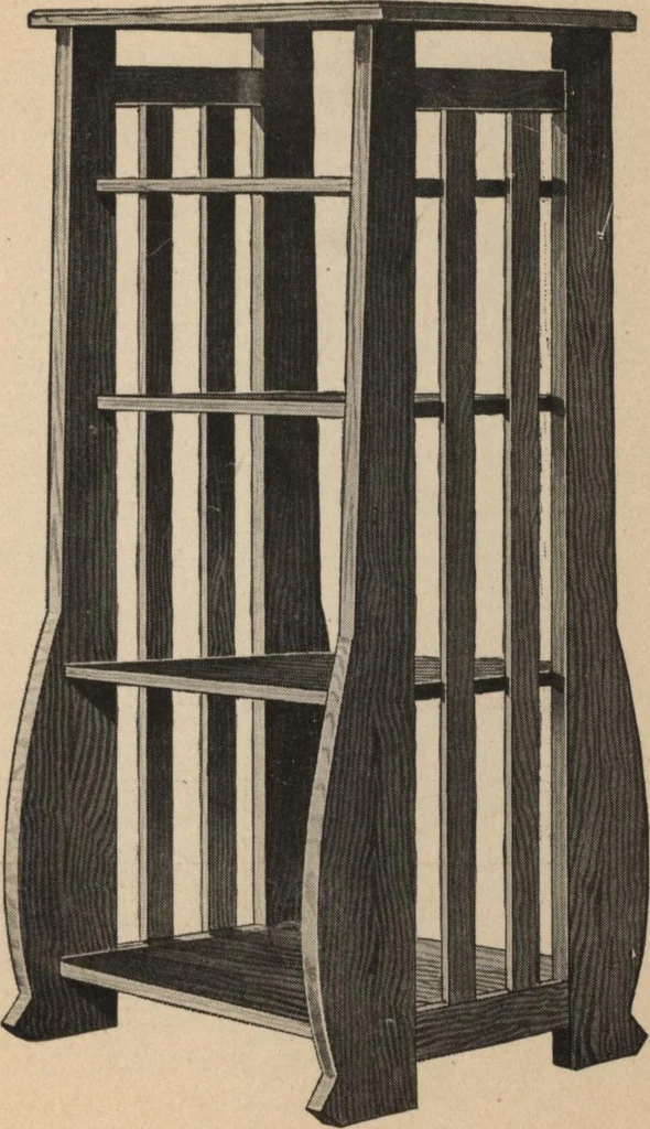 An illustration from Mission furniture: how to make it part two, 1910, leaf 62