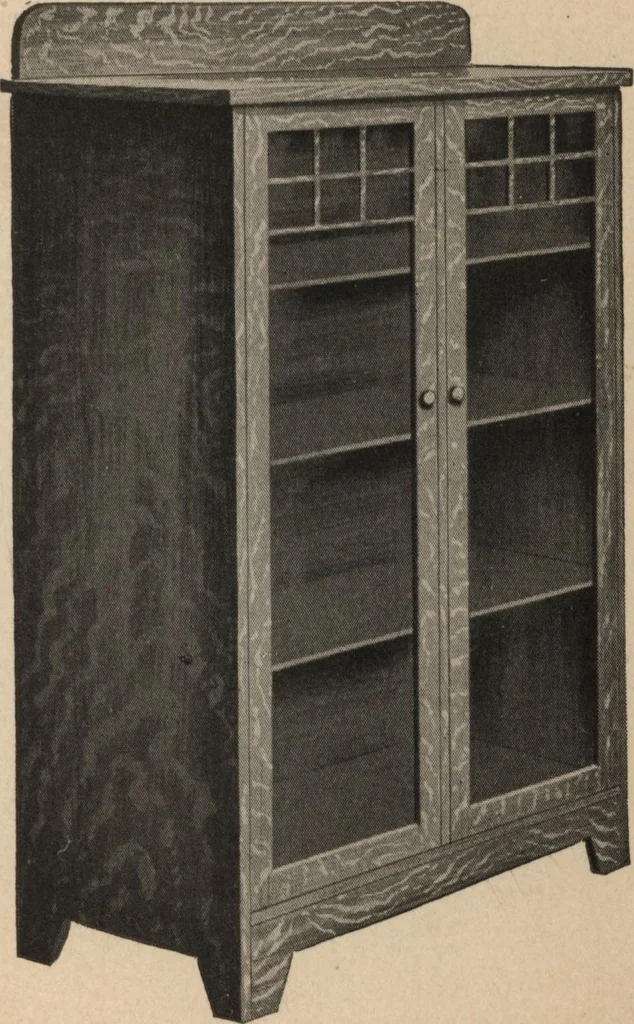 An illustration from Mission furniture: how to make it part two, 1910, leaf 76