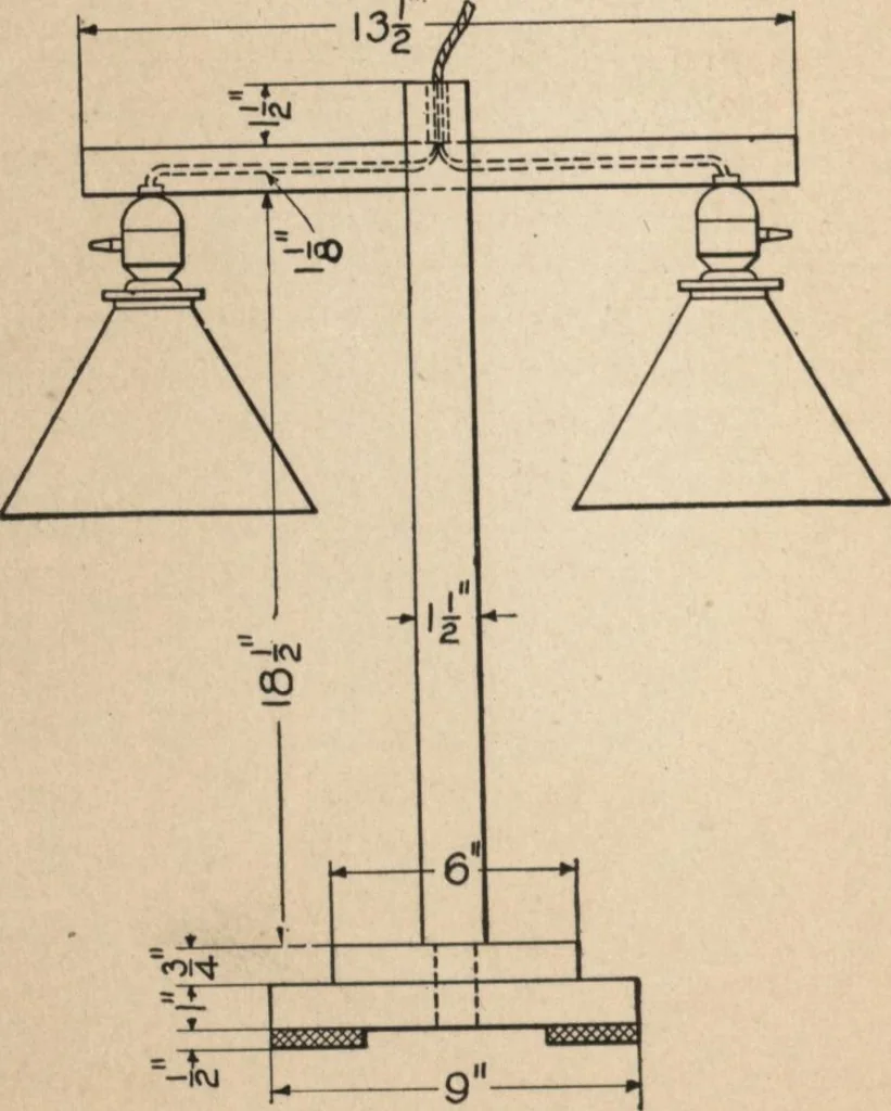 An illustration from Mission furniture: how to make it part two, 1910, leaf 79