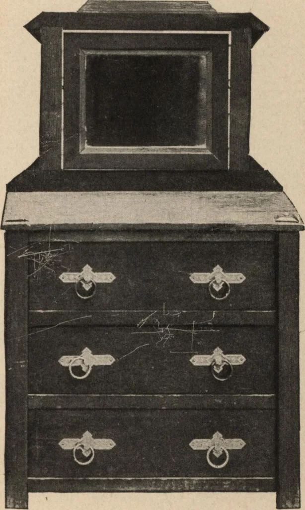 An illustration from Mission furniture: how to make it part two, 1910, leaf 92