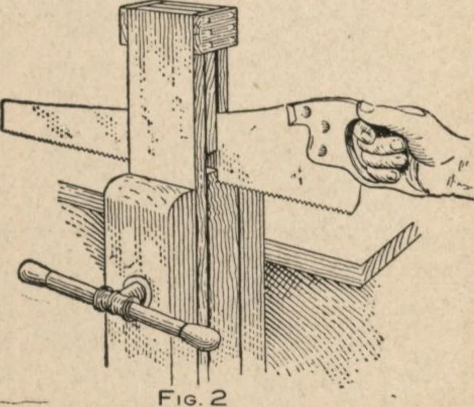 An illustration from Mission furniture: how to make it part two, 1910, leaf 95