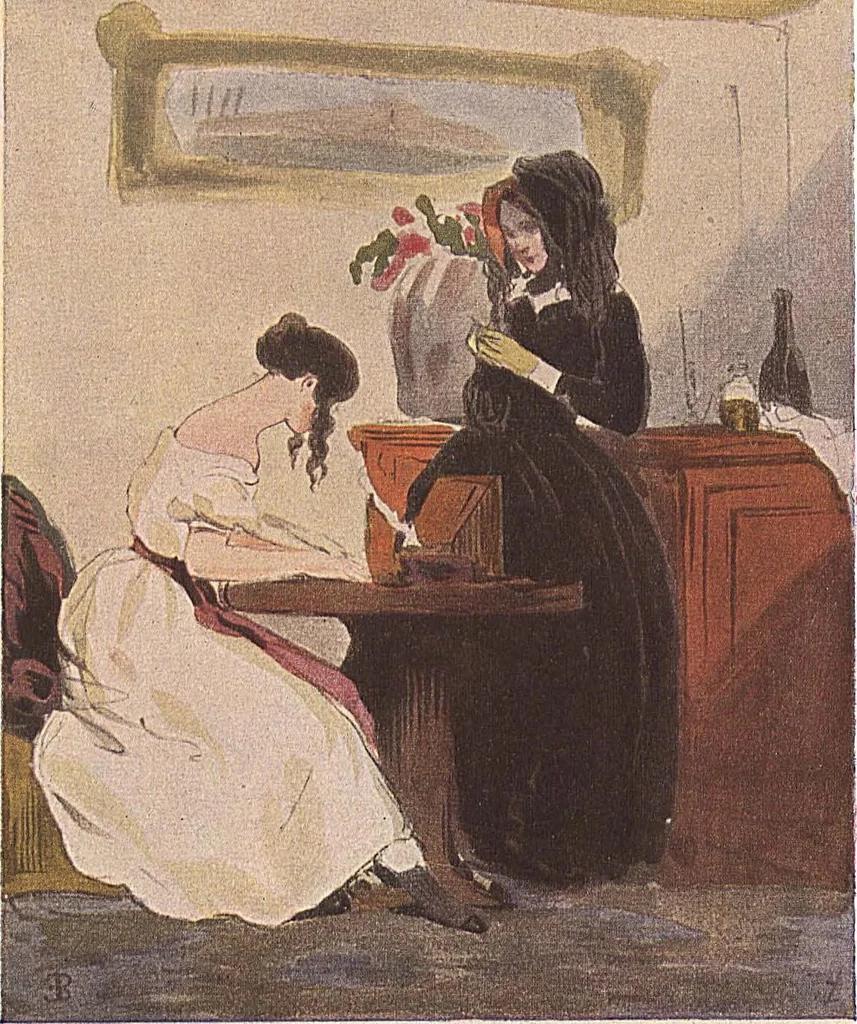 An illustration from Mode v.2, 1919, leaf 222