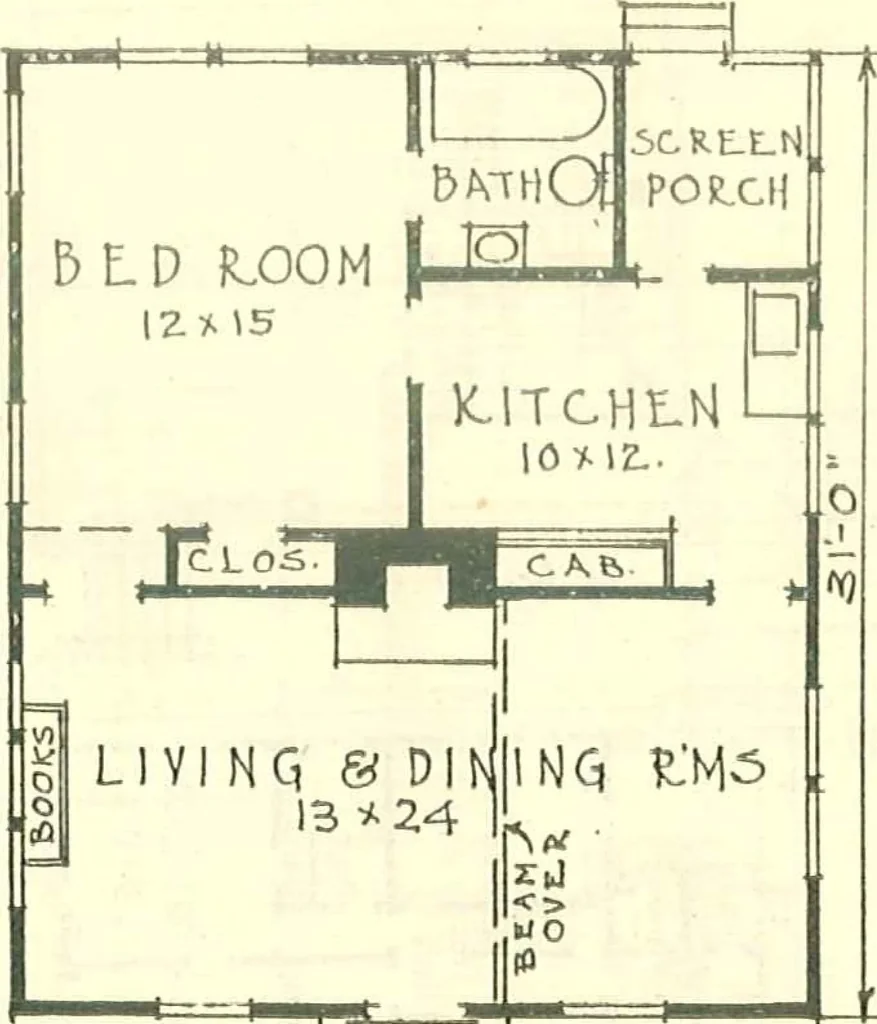 An illustration from Modern homes, 1921, leaf 11