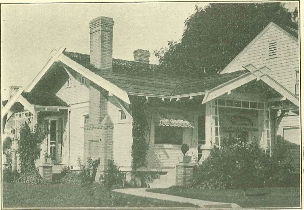 An illustration from Modern homes, 1921, leaf 14