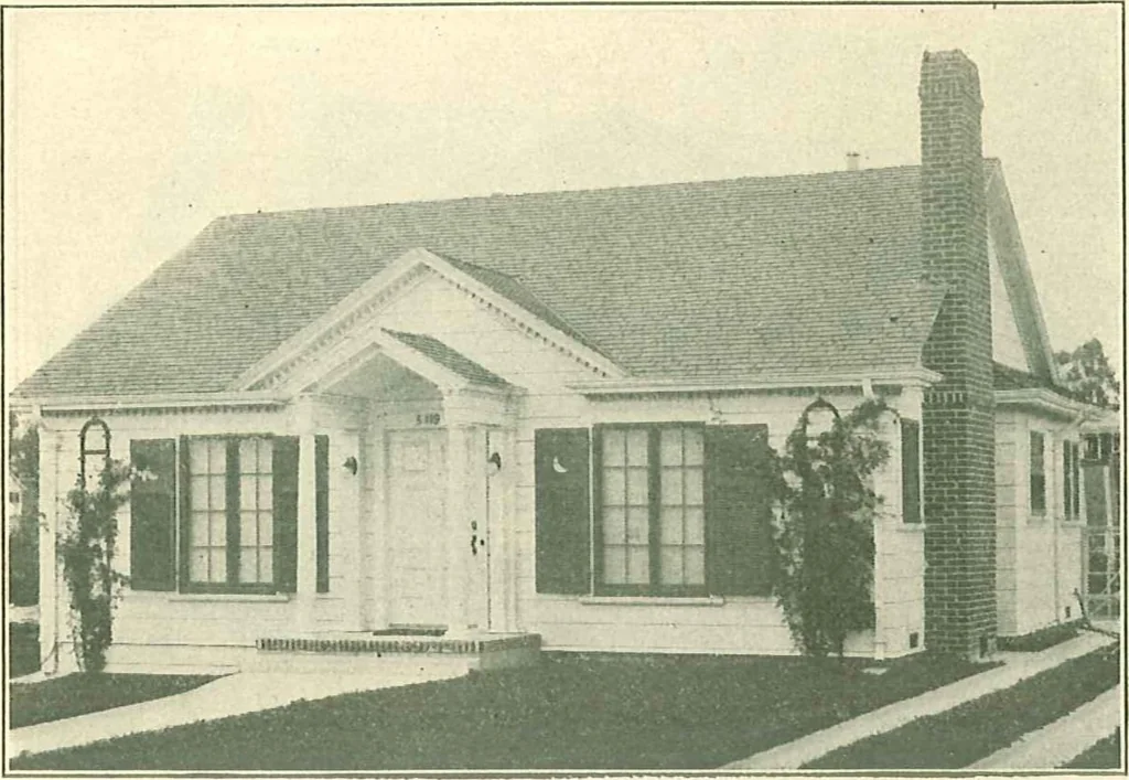 An illustration from Modern homes, 1921, leaf 18