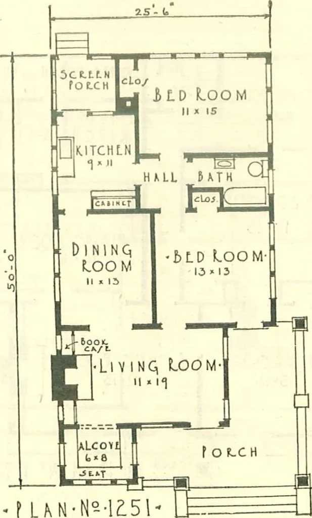 An illustration from Modern homes, 1921, leaf 19